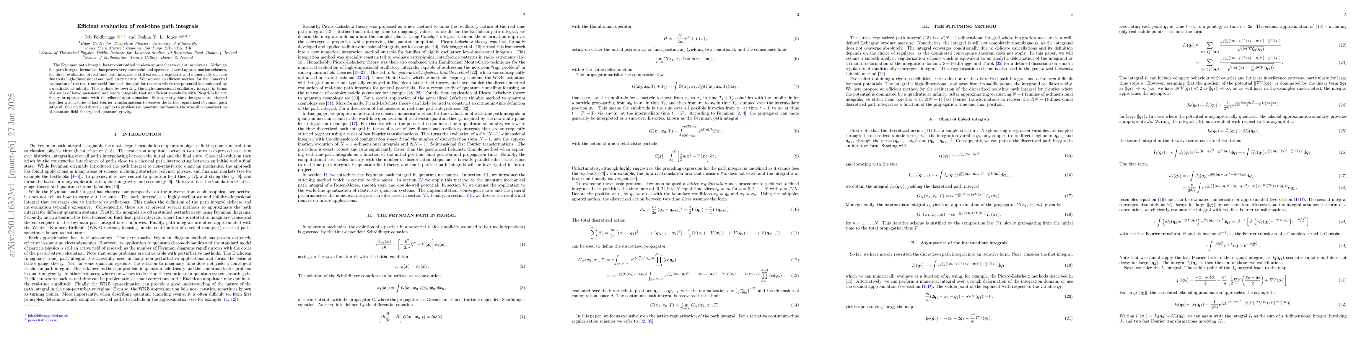 Thumbnail for Efficient evaluation of real-time path integrals