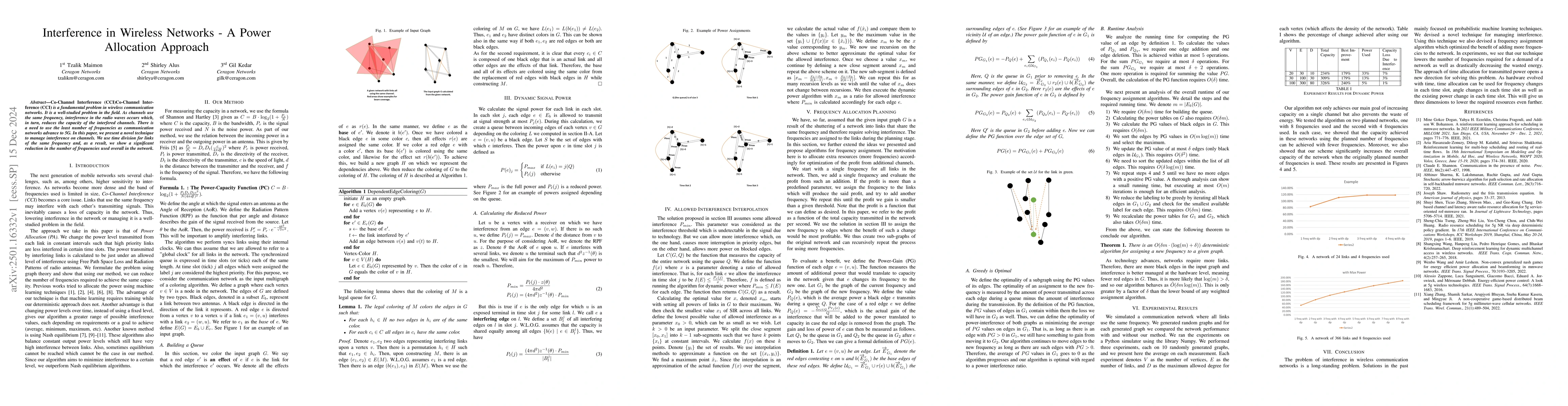 Thumbnail for Interference in Wireless Networks -- A Power Allocation Approach