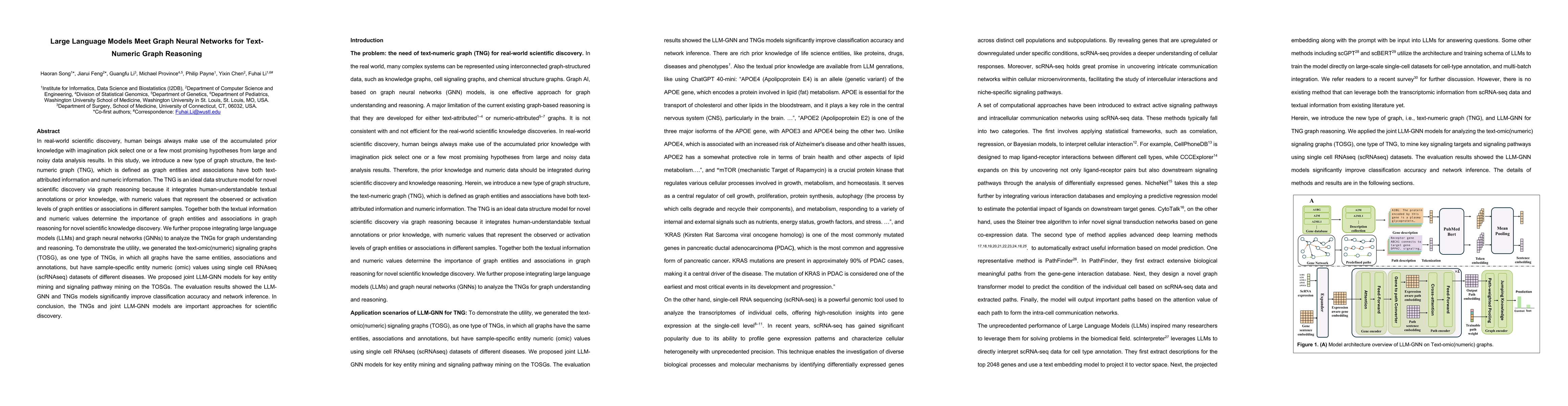 Thumbnail for Large Language Models Meet Graph Neural Networks for Text-Numeric Graph
  Reasoning