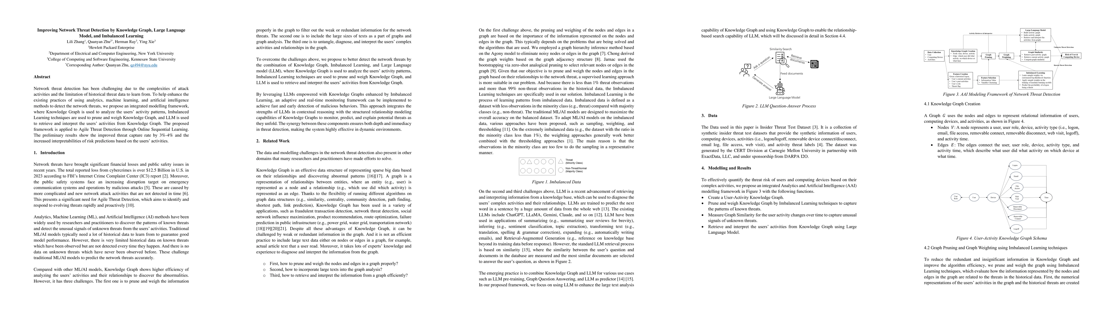 Thumbnail for Improving Network Threat Detection by Knowledge Graph, Large Language
  Model, and Imbalanced Learning
