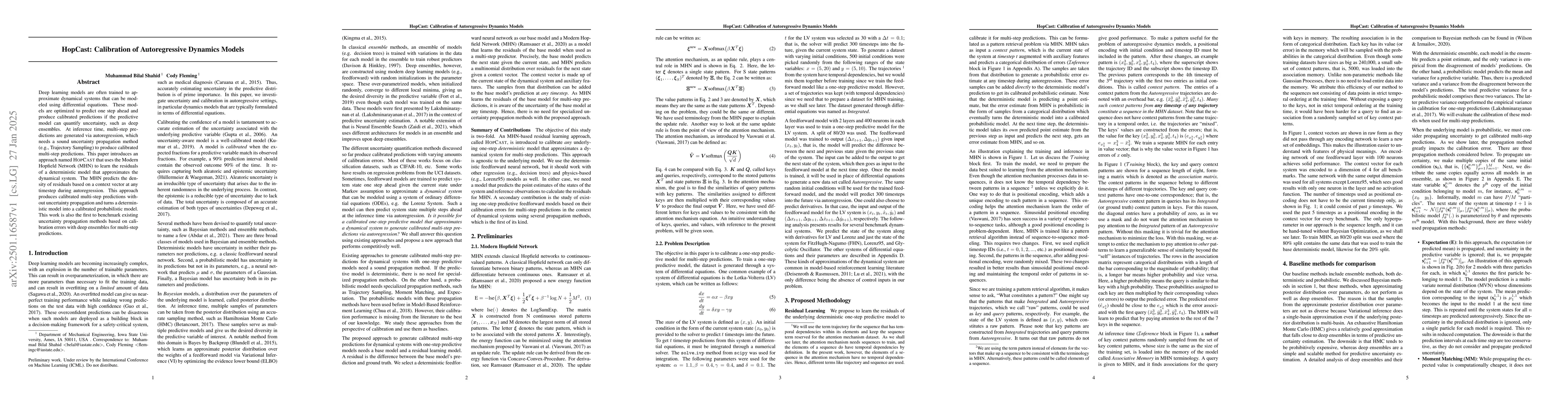 Thumbnail for HopCast: Calibration of Autoregressive Dynamics Models