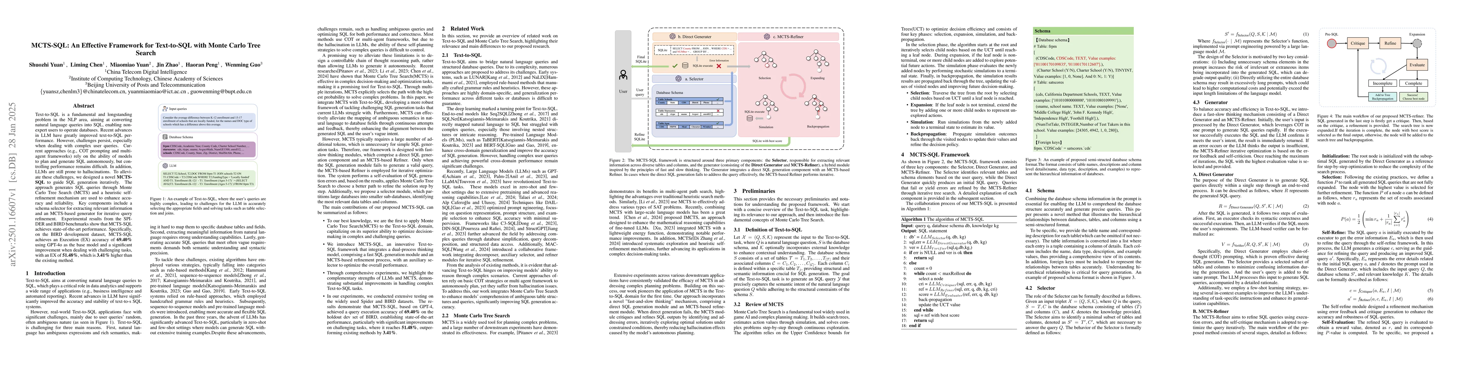 Thumbnail for MCTS-SQL: An Effective Framework for Text-to-SQL with Monte Carlo Tree
  Search