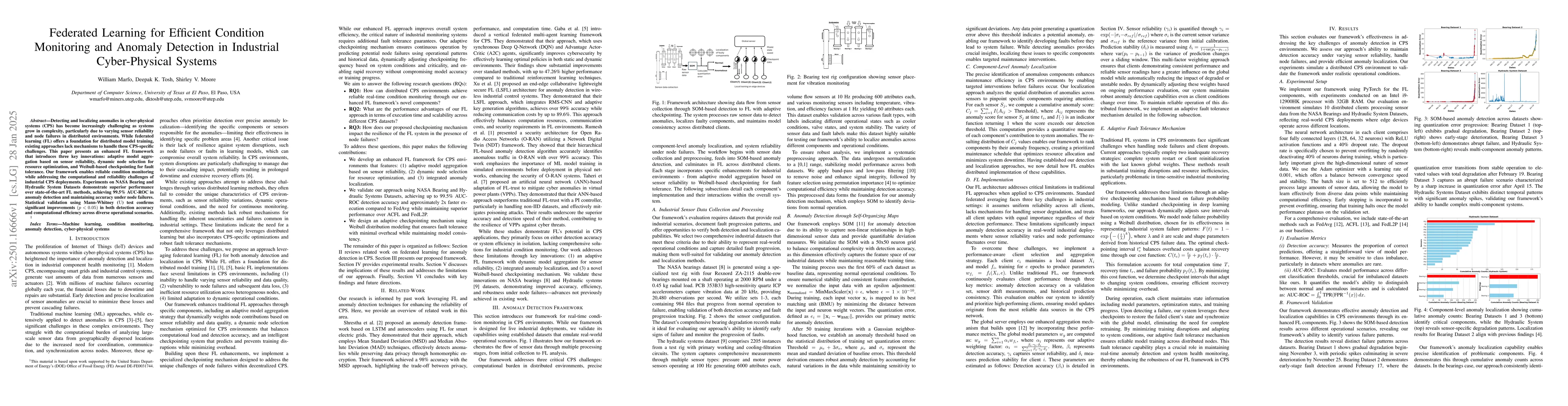 Thumbnail for Federated Learning for Efficient Condition Monitoring and Anomaly
  Detection in Industrial Cyber-Physical Systems
