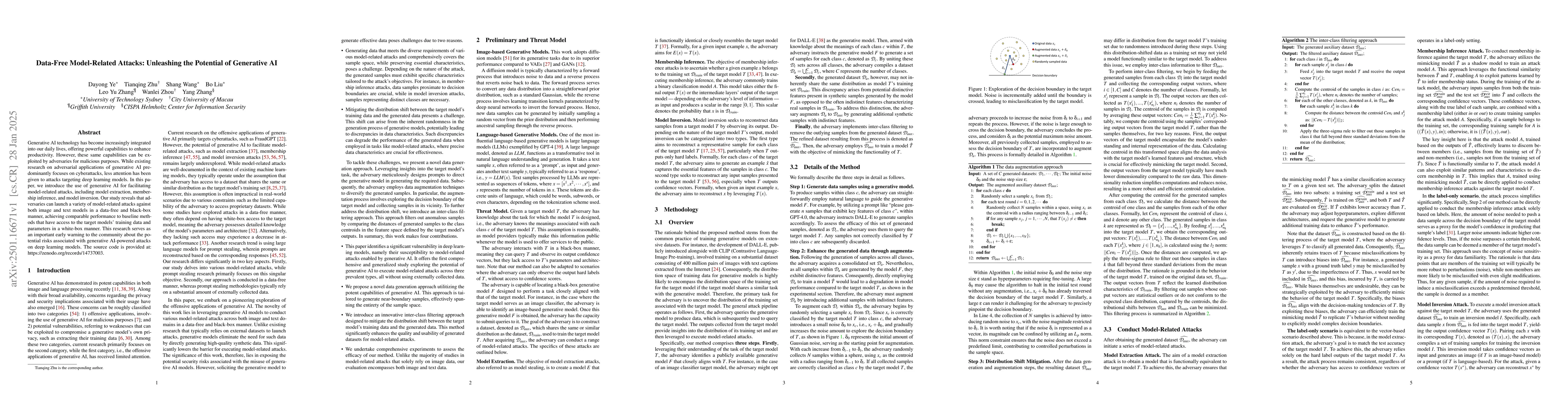 Thumbnail for Data-Free Model-Related Attacks: Unleashing the Potential of Generative
  AI
