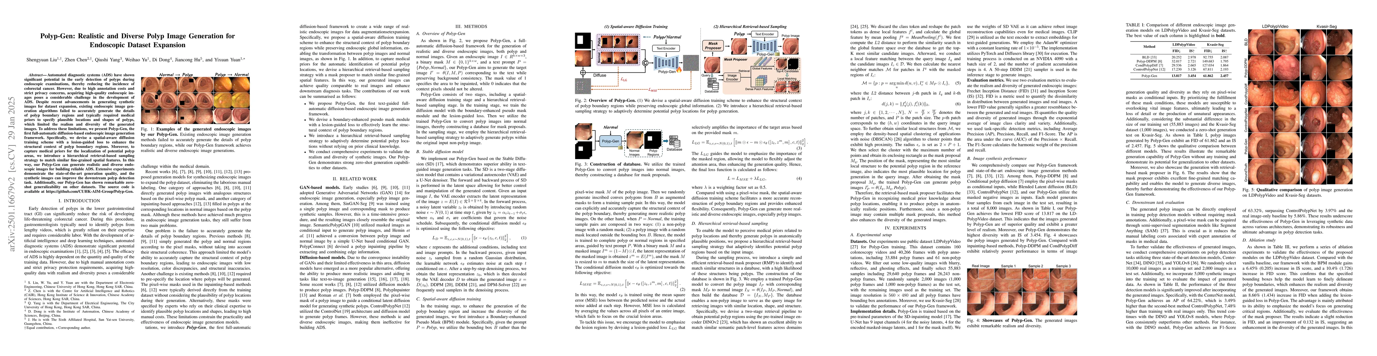 Thumbnail for Polyp-Gen: Realistic and Diverse Polyp Image Generation for Endoscopic
  Dataset Expansion