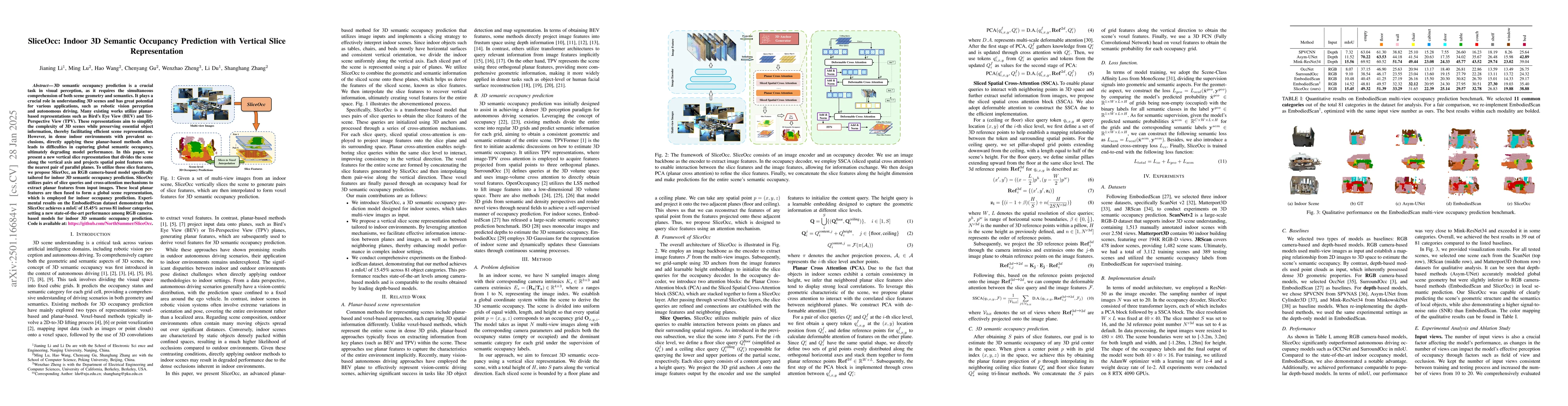 Thumbnail for SliceOcc: Indoor 3D Semantic Occupancy Prediction with Vertical Slice
  Representation