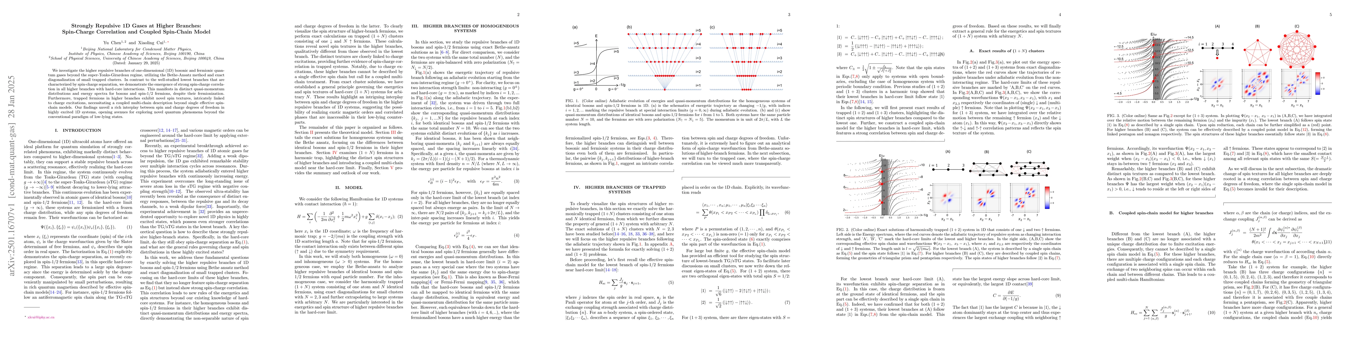 Thumbnail for Strongly Repulsive 1D Gases at Higher Branches: Spin-Charge Correlation
  and Coupled Spin-Chain Model