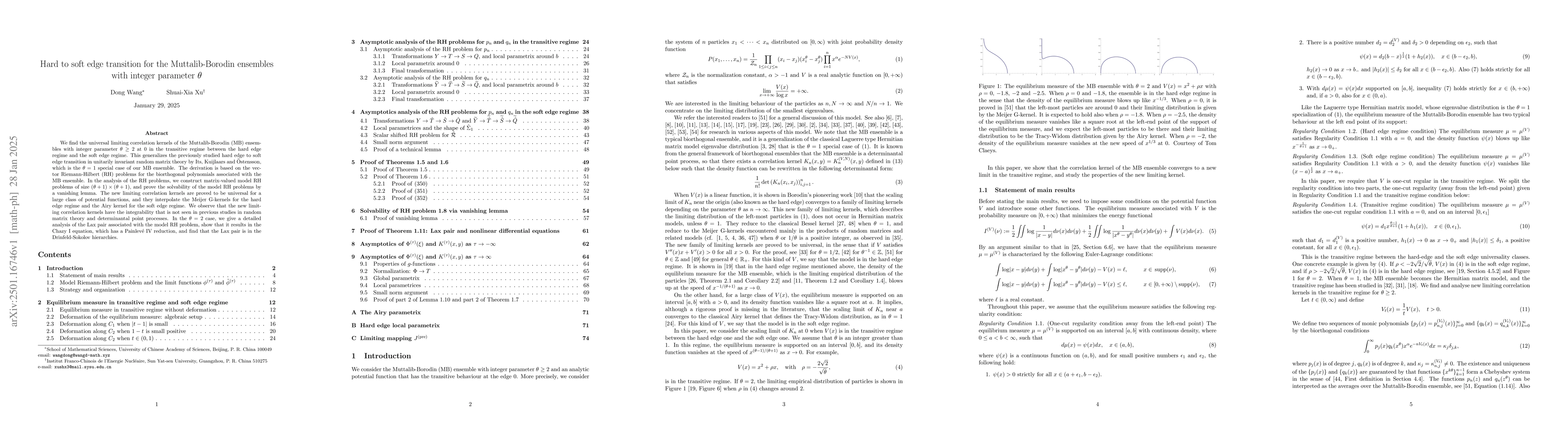 Thumbnail for Hard to soft edge transition for the Muttalib-Borodin ensembles with
  integer parameter $θ$