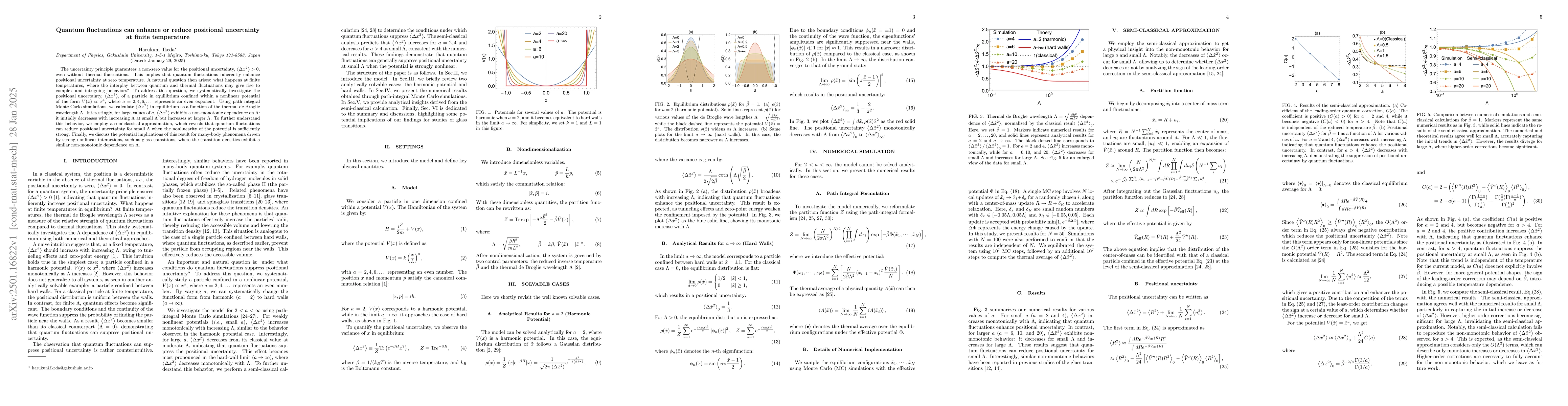 Thumbnail for Quantum fluctuations can enhance or reduce positional uncertainty at
  finite temperature
