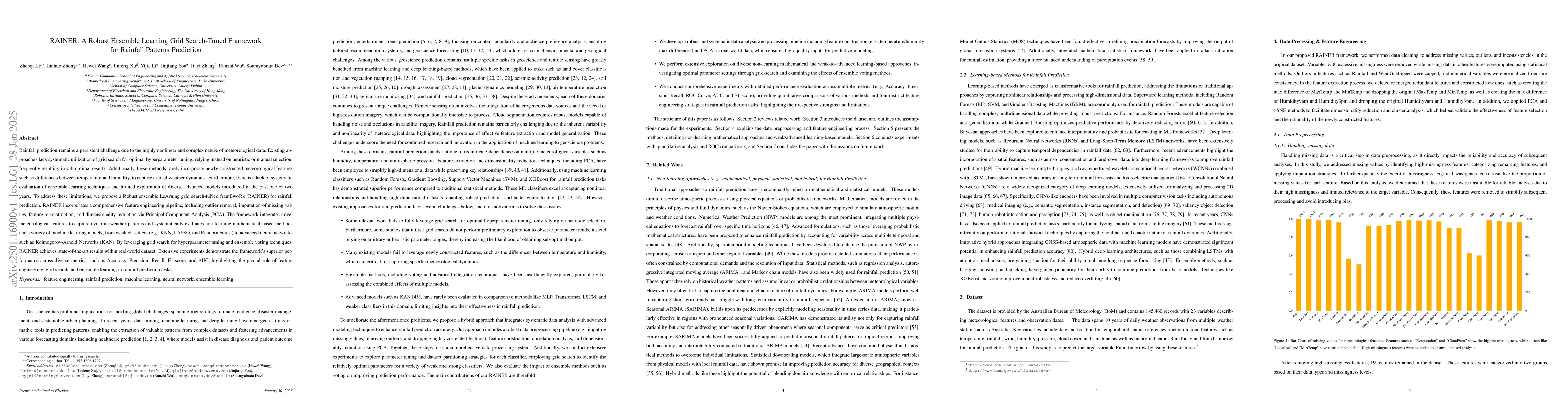 Thumbnail for RAINER: A Robust Ensemble Learning Grid Search-Tuned Framework for
  Rainfall Patterns Prediction