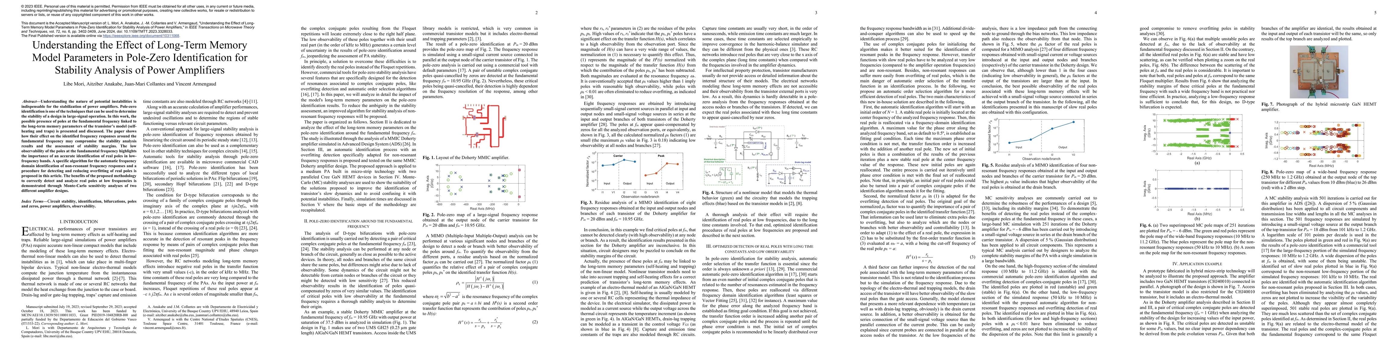 Thumbnail for Understanding the Effect of Long-Term Memory Model Parameters in
  Pole-Zero Identification for Stability Analysis of Power Amplifiers