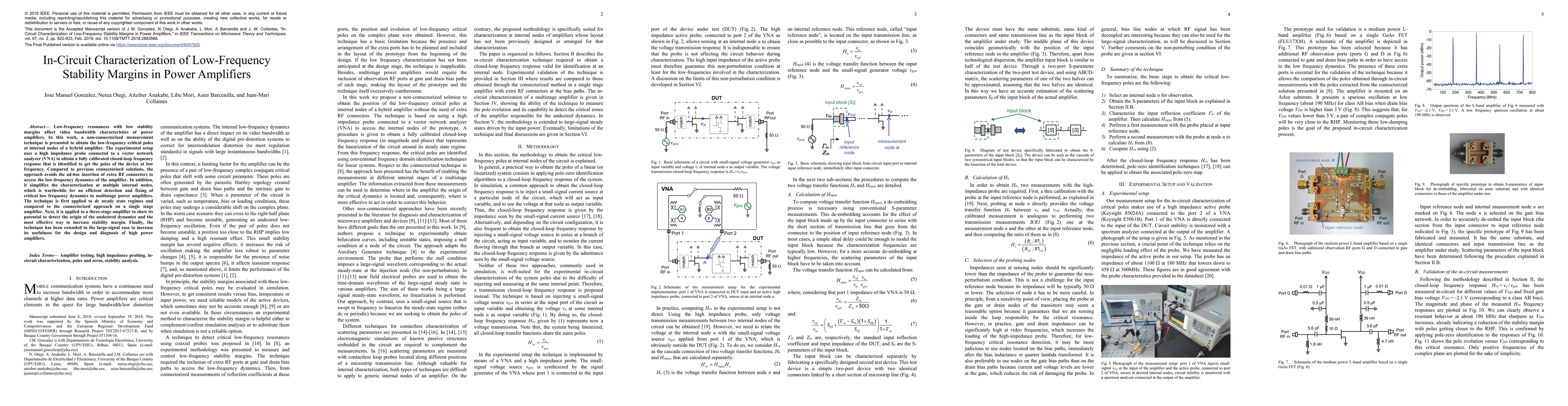 Thumbnail for In-Circuit Characterization of Low-Frequency Stability Margins in Power
  Amplifiers