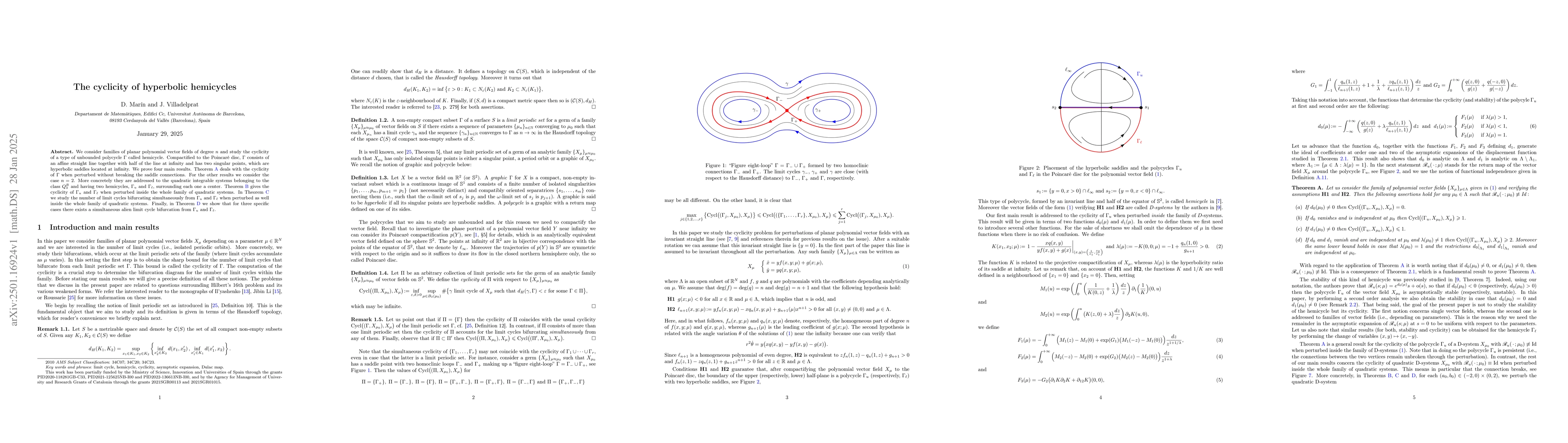 Thumbnail for The cyclicity of hyperbolic hemicycles