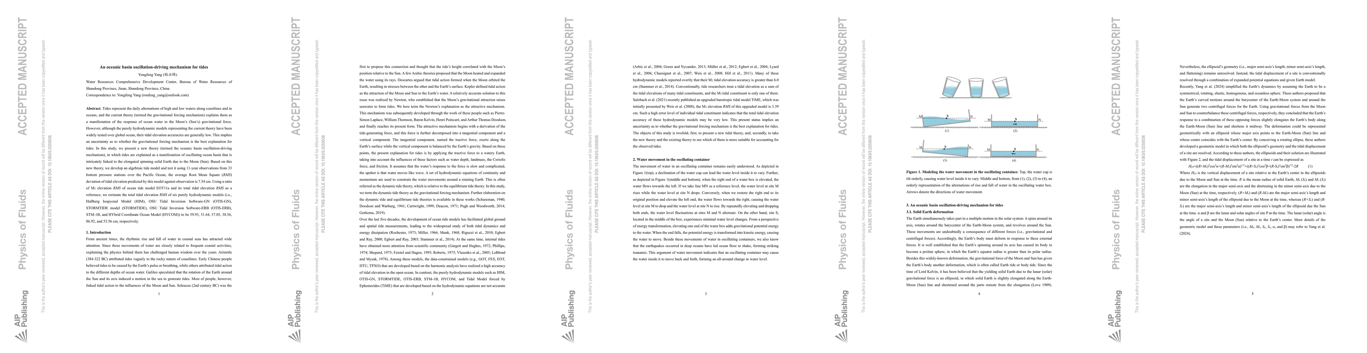 Thumbnail for An oceanic basin oscillation-driving mechanism for tides
