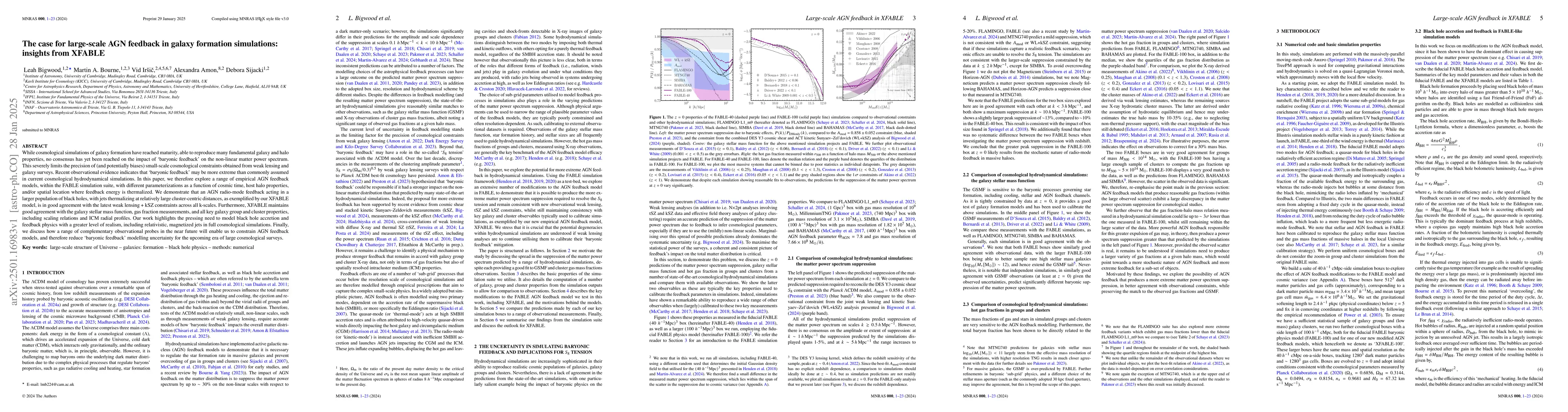 Thumbnail for The case for large-scale AGN feedback in galaxy formation simulations:
  insights from XFABLE