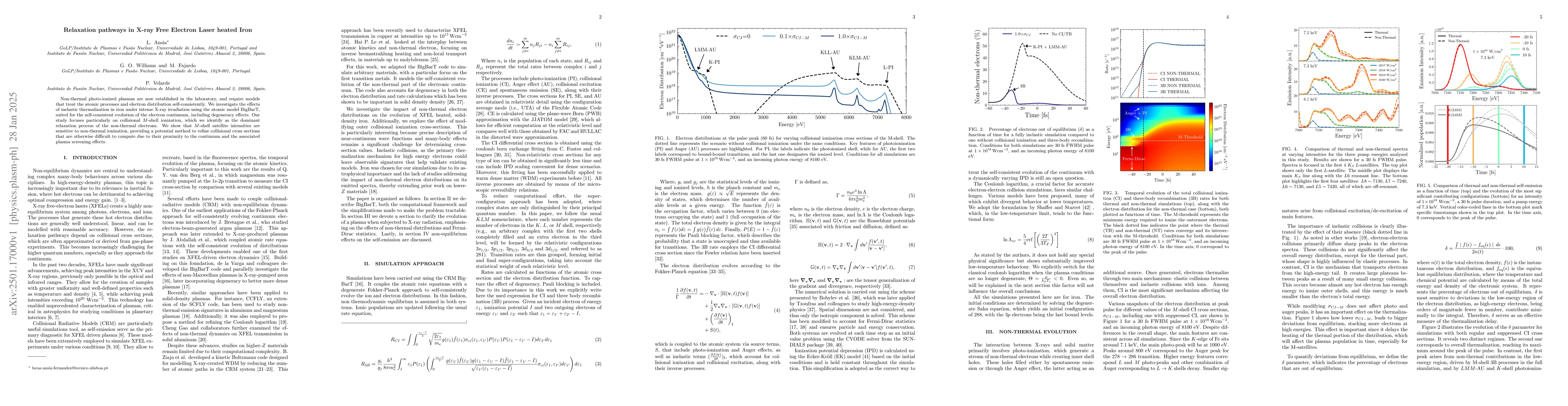 Thumbnail for Relaxation pathways in X-ray Free Electron Laser heated Iron