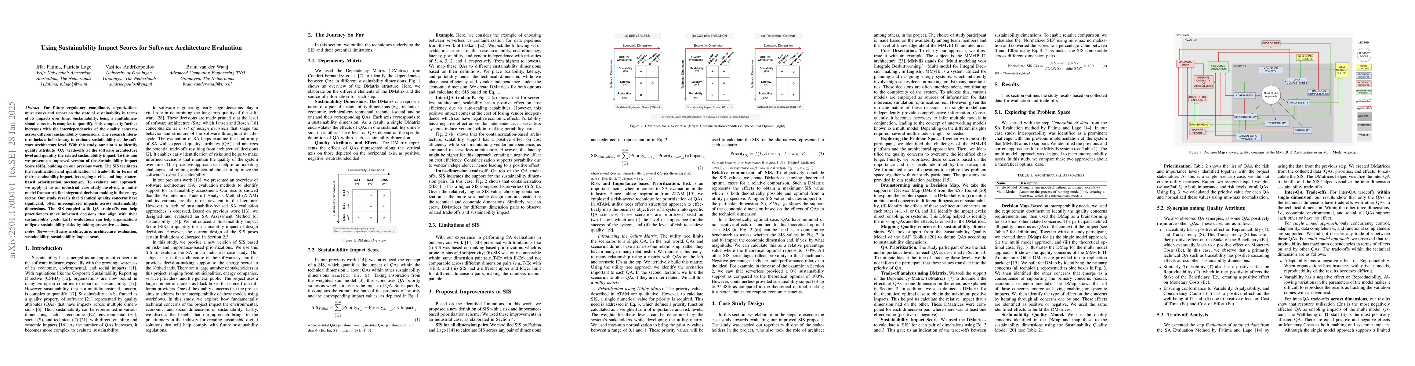 Thumbnail for Using Sustainability Impact Scores for Software Architecture Evaluation