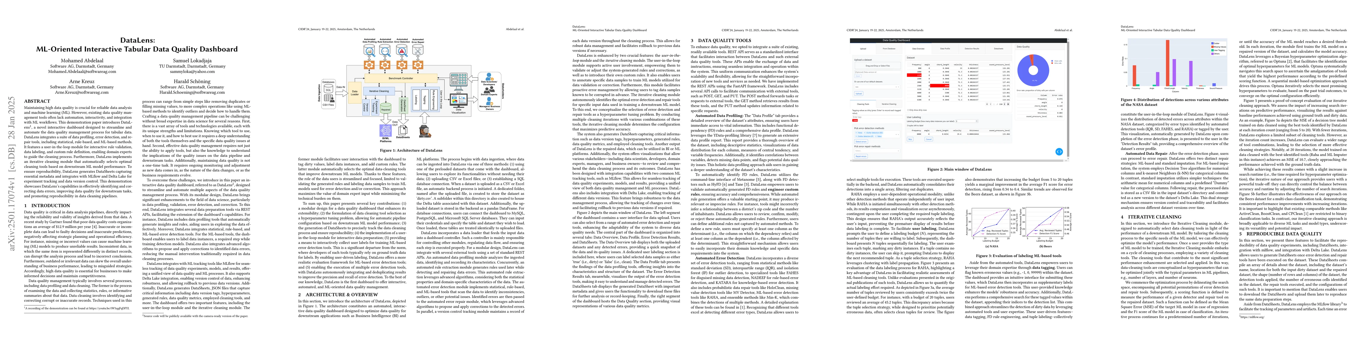 Thumbnail for DataLens: ML-Oriented Interactive Tabular Data Quality Dashboard