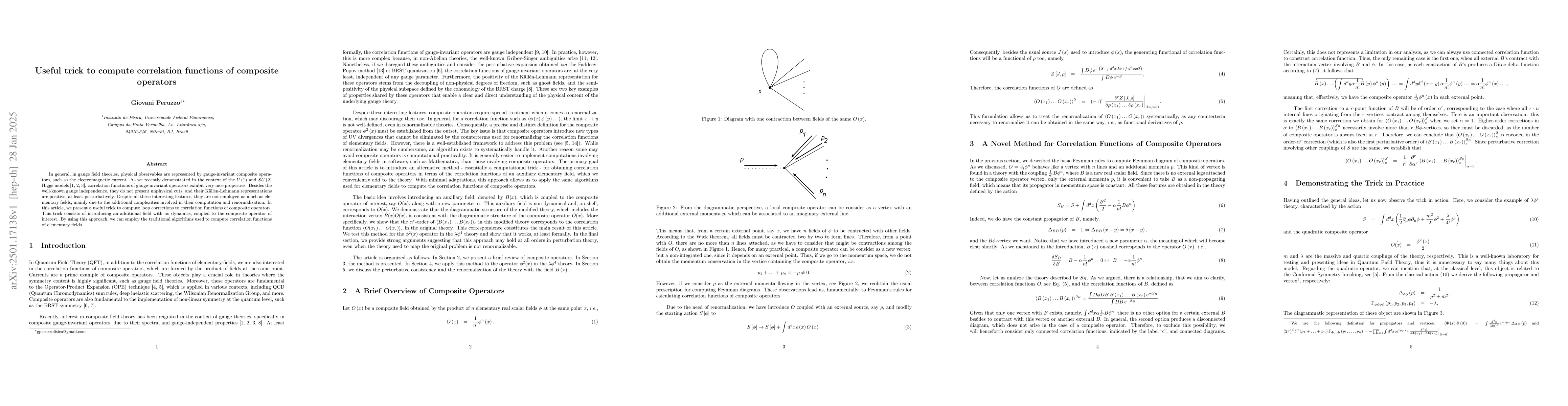 Thumbnail for Useful trick to compute correlation functions of composite operators