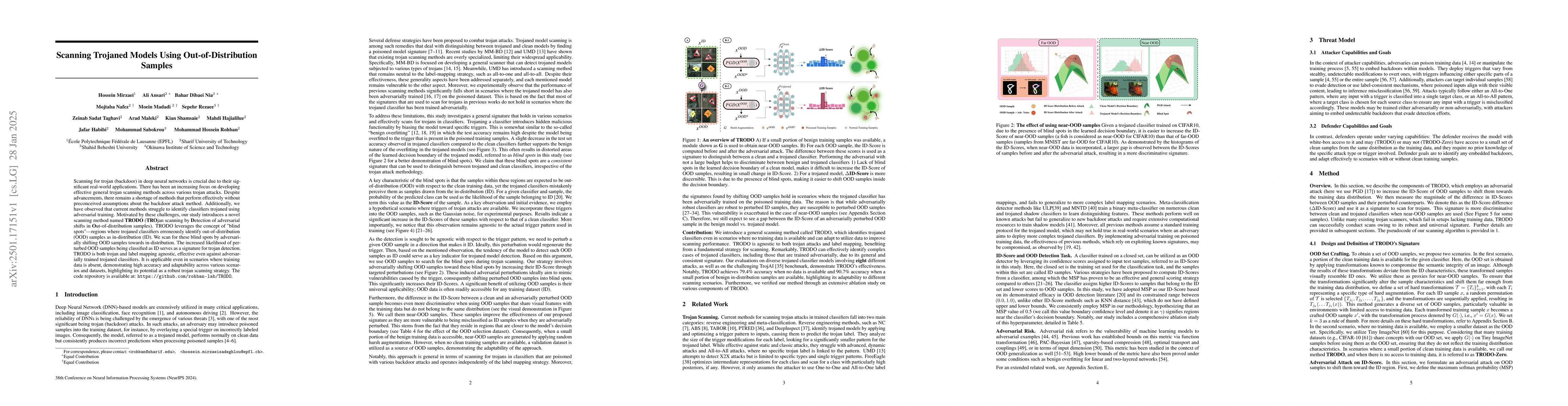 Thumbnail for Scanning Trojaned Models Using Out-of-Distribution Samples