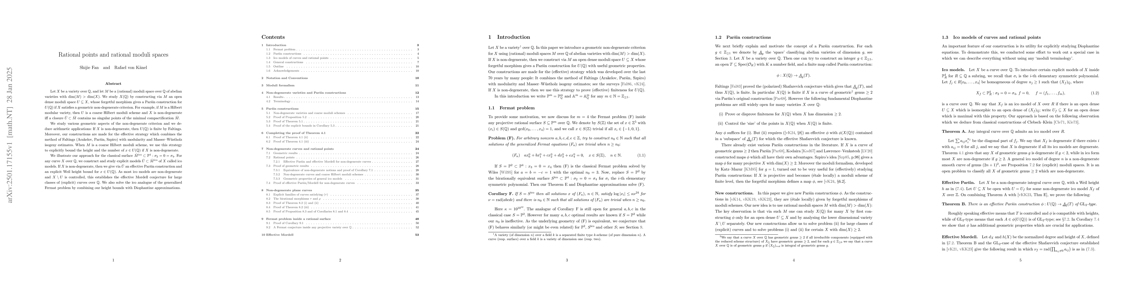Thumbnail for Rational points and rational moduli spaces