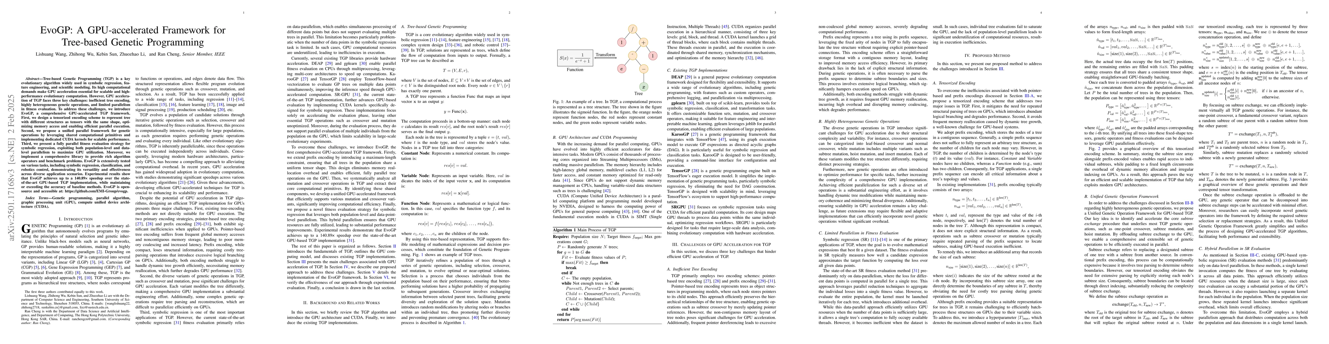 Thumbnail for EvoGP: A GPU-accelerated Framework for Tree-Based Genetic Programming
