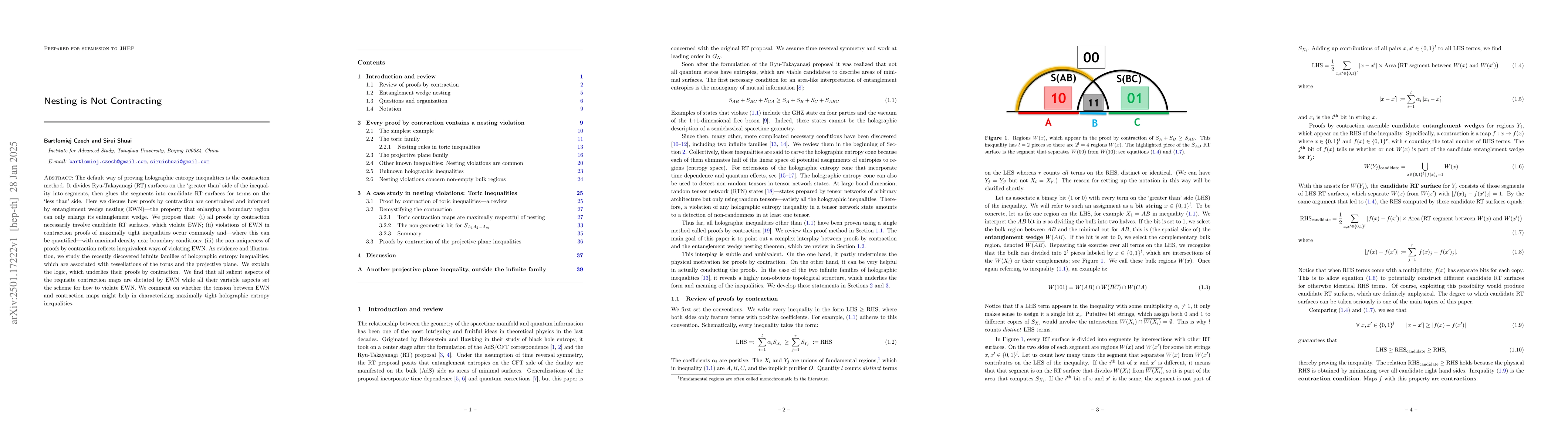 Thumbnail for Nesting is not Contracting