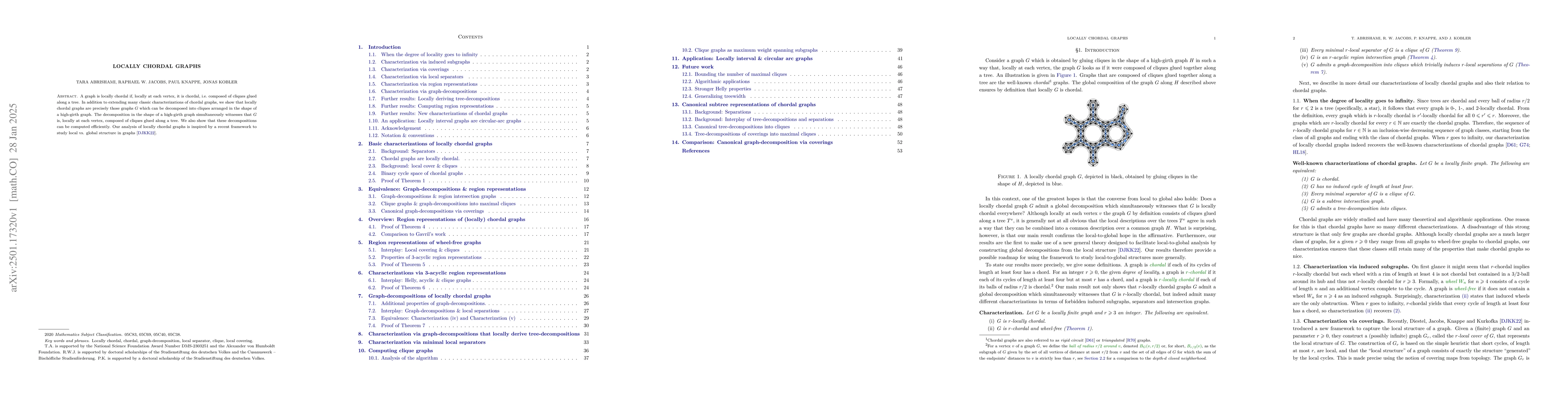 Thumbnail for Locally chordal graphs