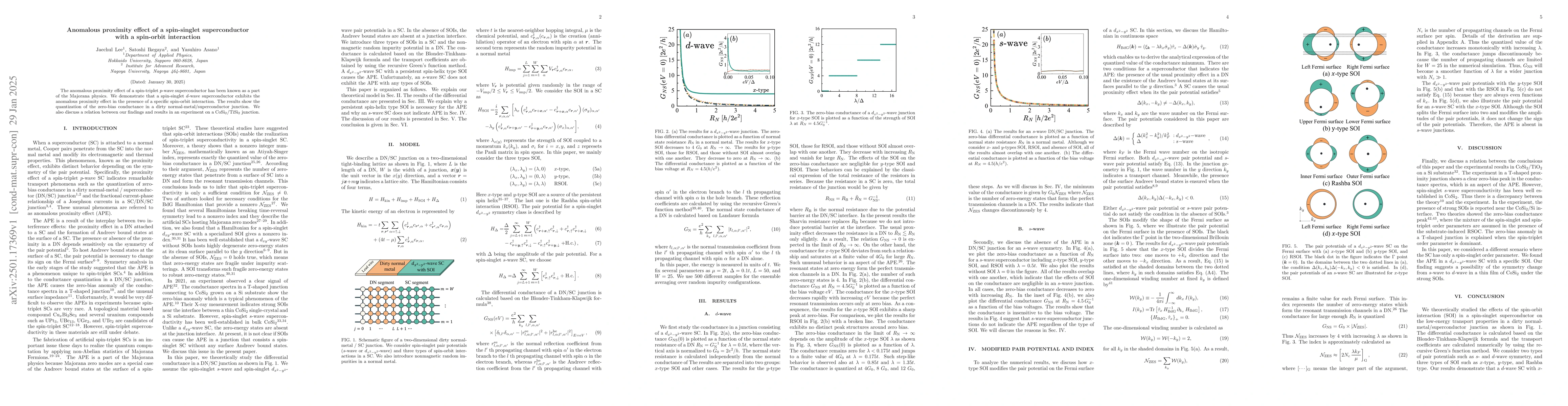Thumbnail for Anomalous proximity effect of a spin-singlet superconductor with a
  spin-orbit interaction