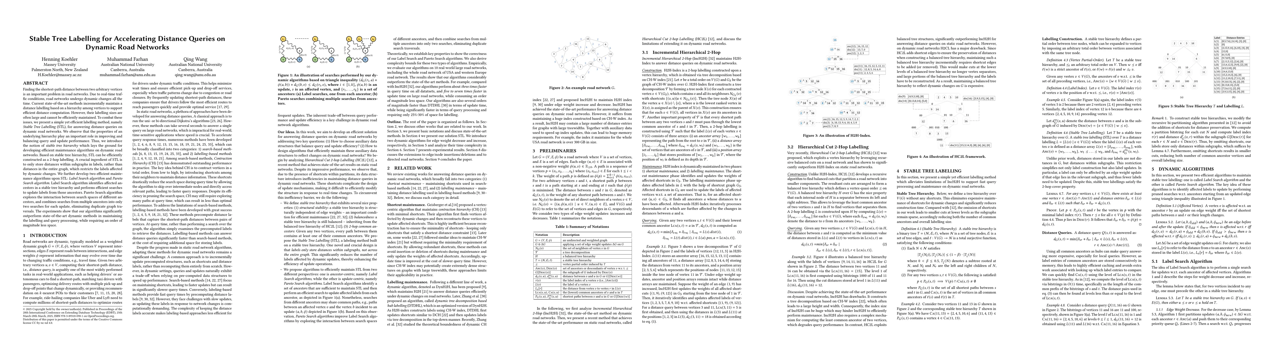 Thumbnail for Stable Tree Labelling for Accelerating Distance Queries on Dynamic Road
  Networks