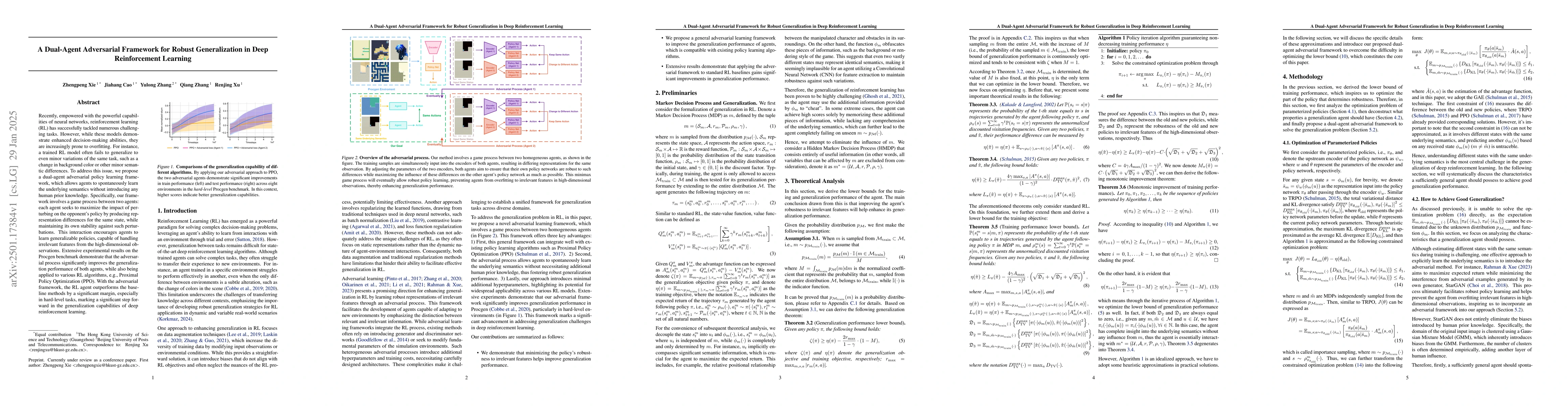 Thumbnail for A Dual-Agent Adversarial Framework for Robust Generalization in Deep
  Reinforcement Learning
