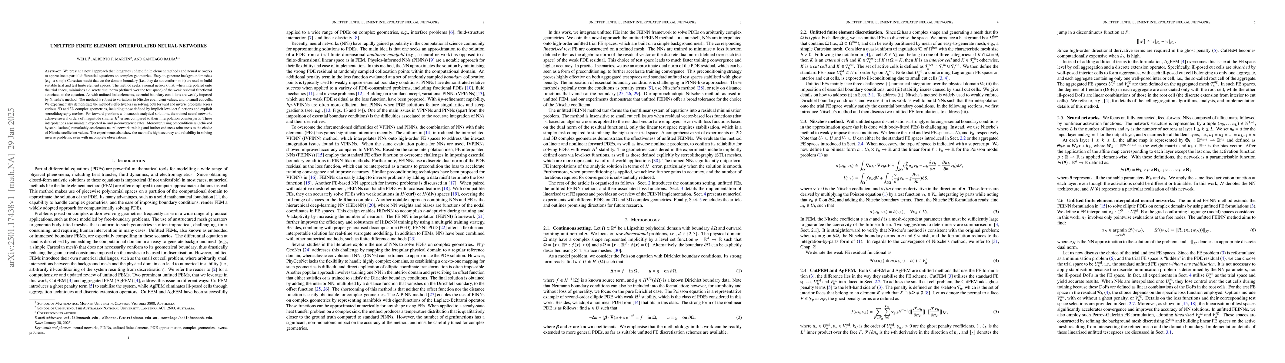 Thumbnail for Unfitted finite element interpolated neural networks
