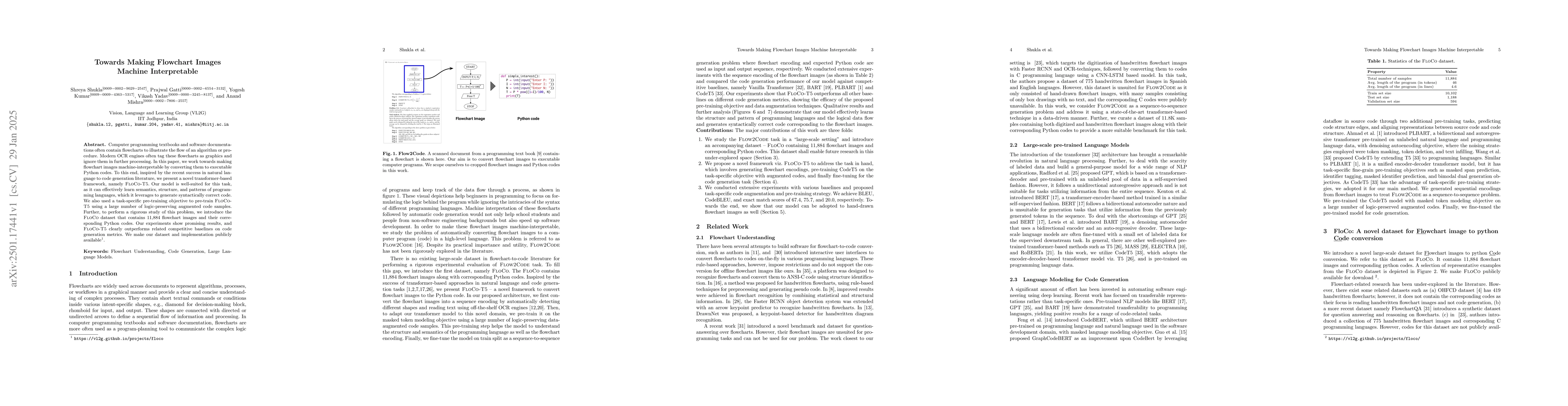 Thumbnail for Towards Making Flowchart Images Machine Interpretable