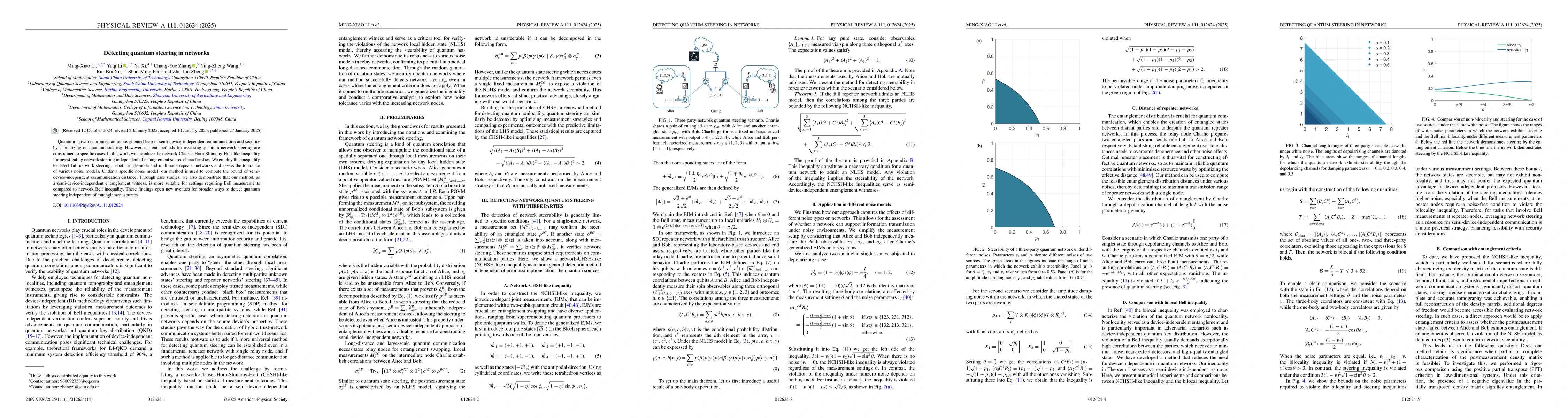 Thumbnail for Detecting quantum steering in networks