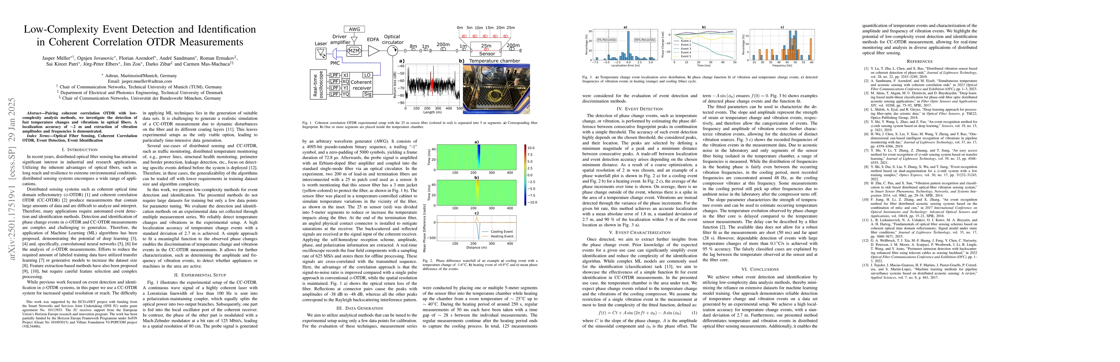 Thumbnail for Low-Complexity Event Detection and Identification in Coherent
  Correlation OTDR Measurements