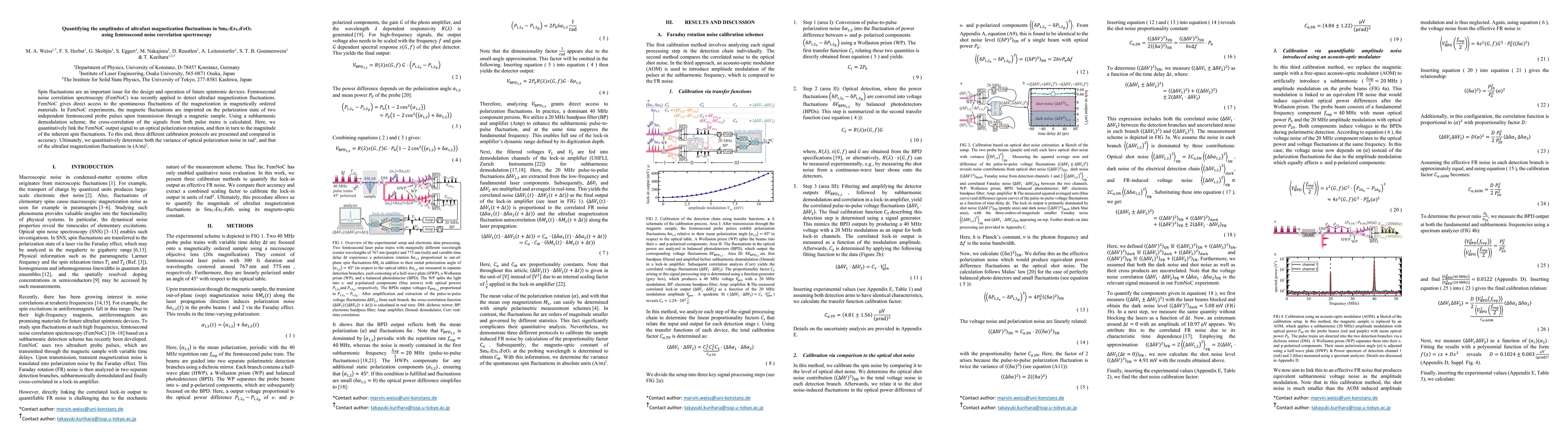 Thumbnail for Quantifying the amplitudes of ultrafast magnetization fluctuations in
  Sm$_{0.7}$Er$_{0.3}$FeO$_{3}$ using femtosecond noise correlation
  spectroscopy