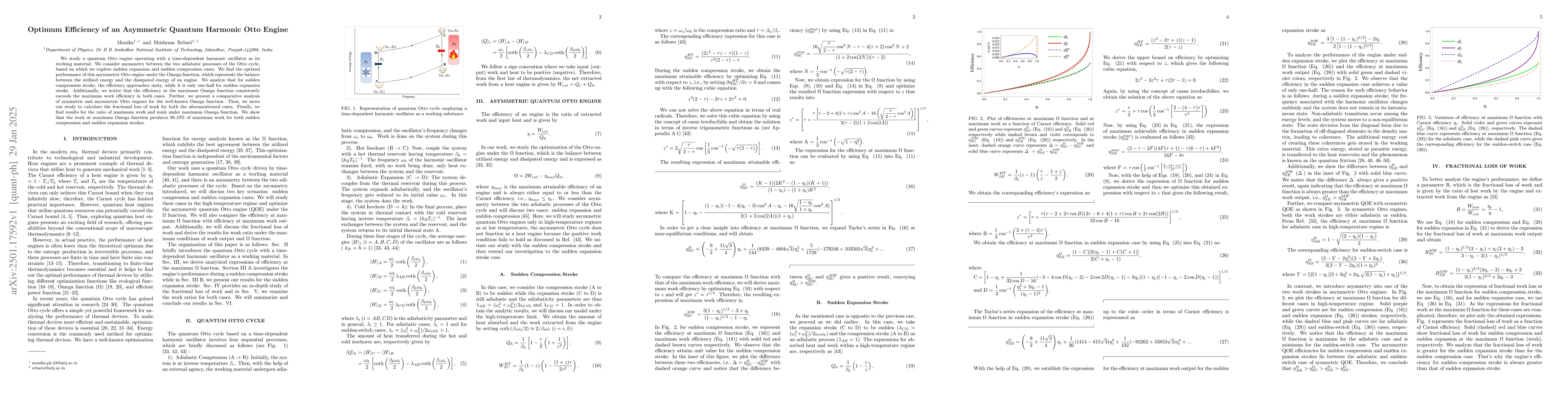 Thumbnail for Optimum Efficiency of an Asymmetric Quantum Harmonic Otto Engine