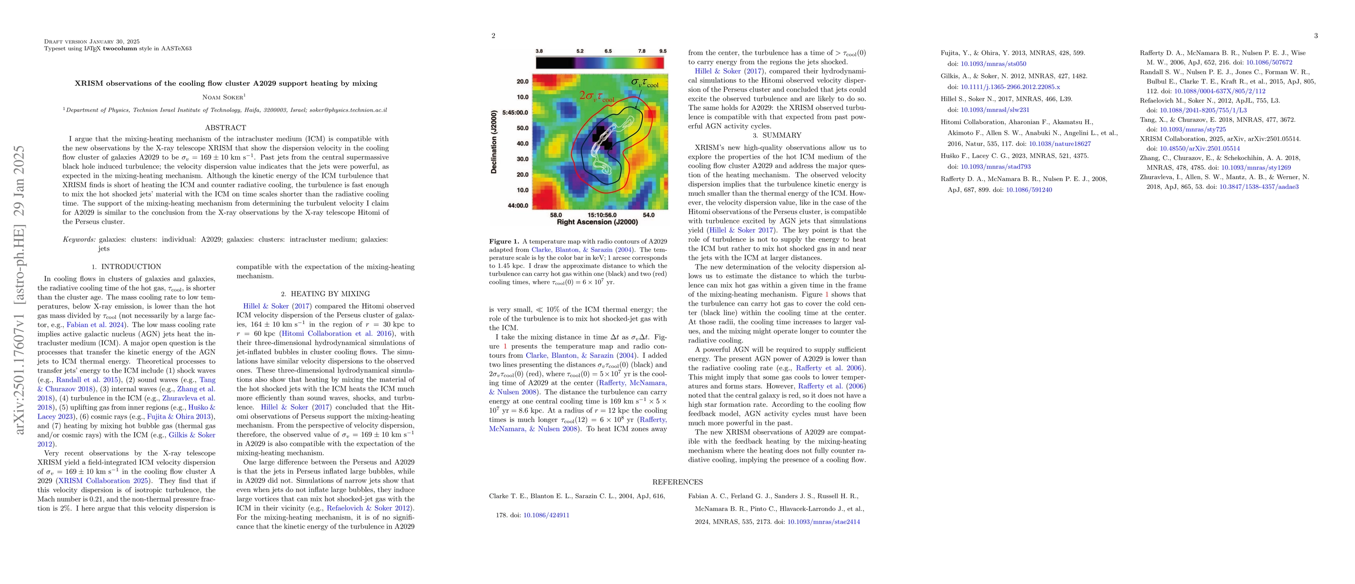 Thumbnail for XRISM observations of the cooling flow cluster A2029 support heating by
  mixing
