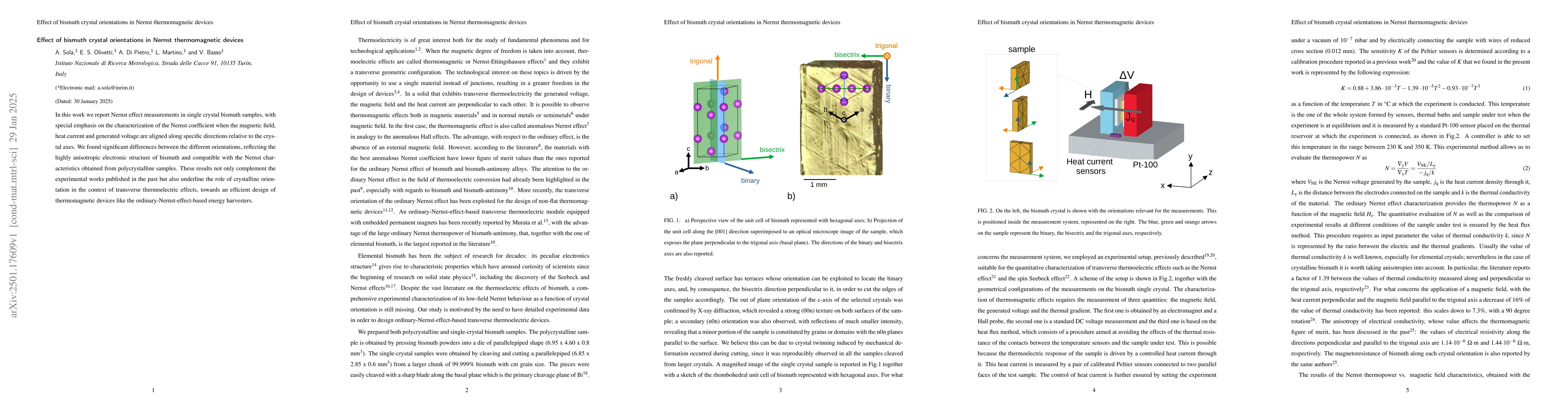 Thumbnail for Effect of bismuth crystal orientations in Nernst thermomagnetic devices