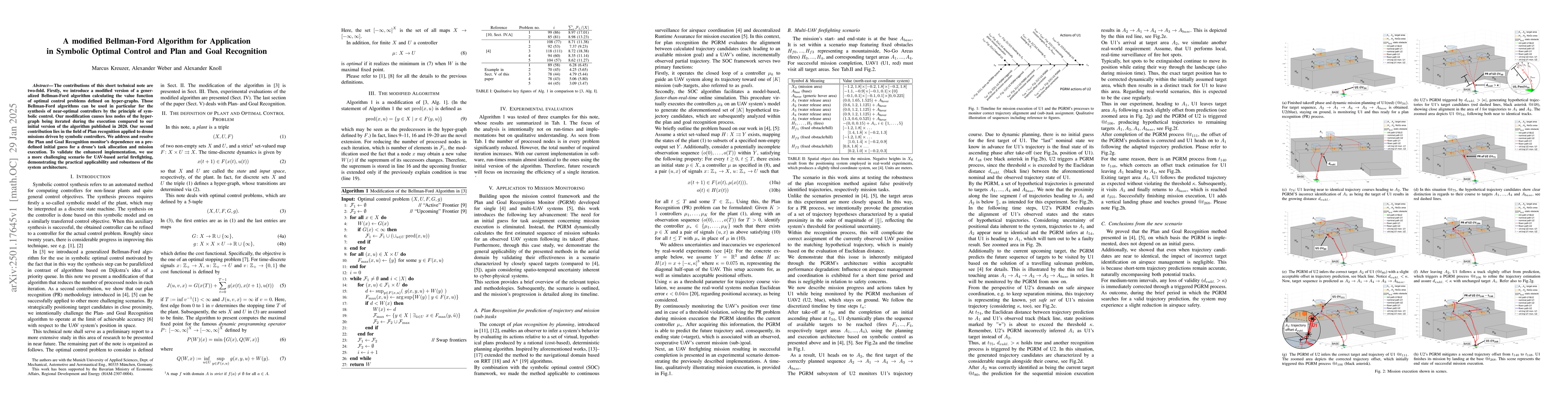 Thumbnail for A modified Bellman-Ford Algorithm for Application in Symbolic Optimal
  Control and Plan and Goal Recognition