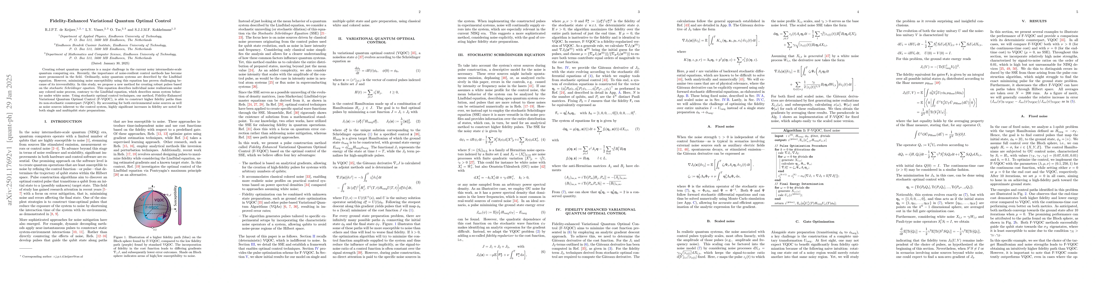 Thumbnail for Fidelity-Enhanced Variational Quantum Optimal Control