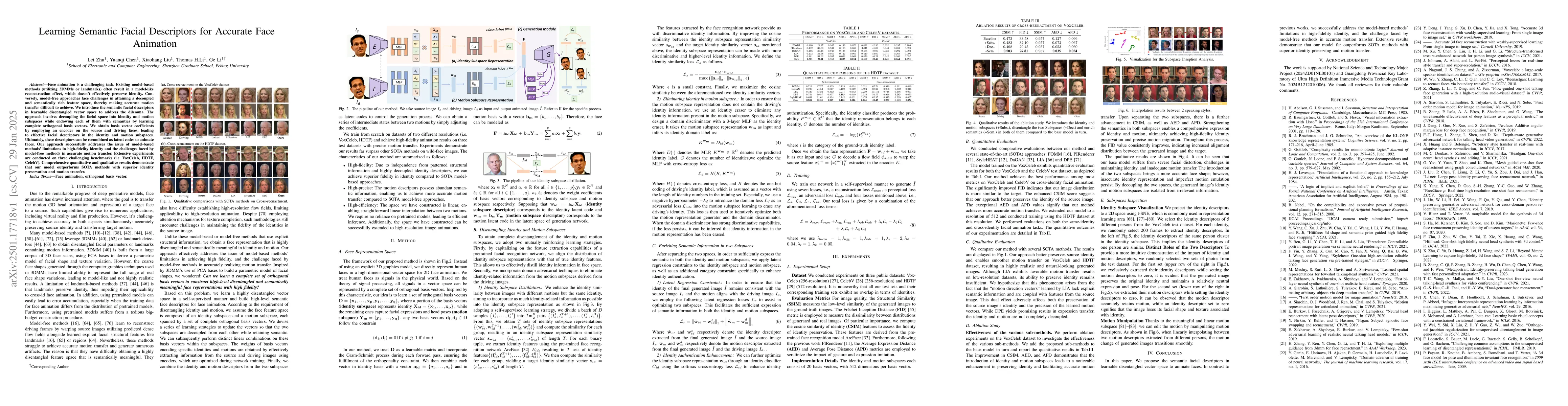 Thumbnail for Learning Semantic Facial Descriptors for Accurate Face Animation
