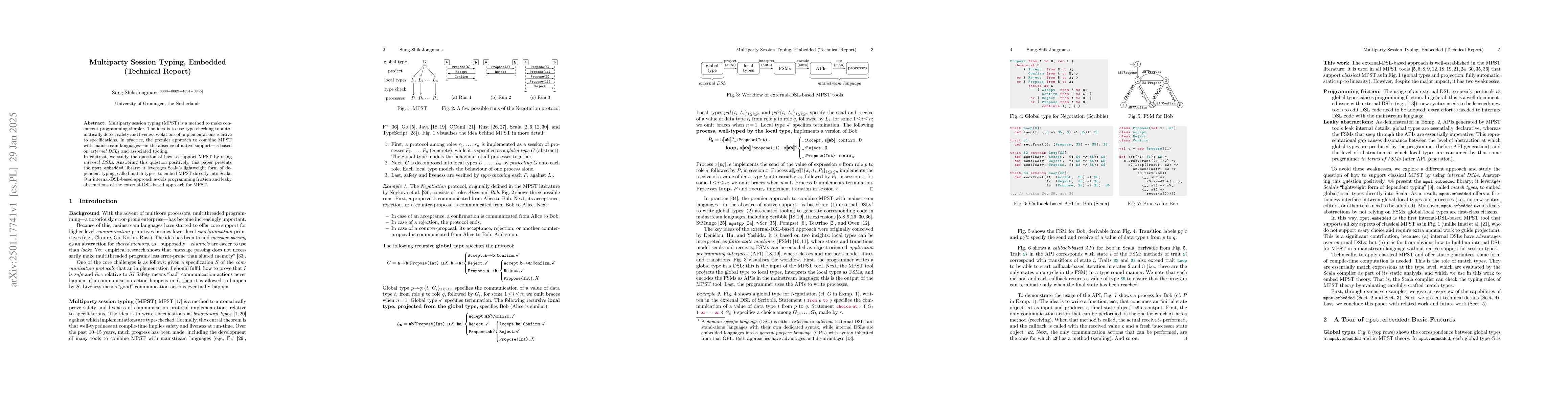 Thumbnail for Multiparty Session Typing, Embedded (Technical Report)
