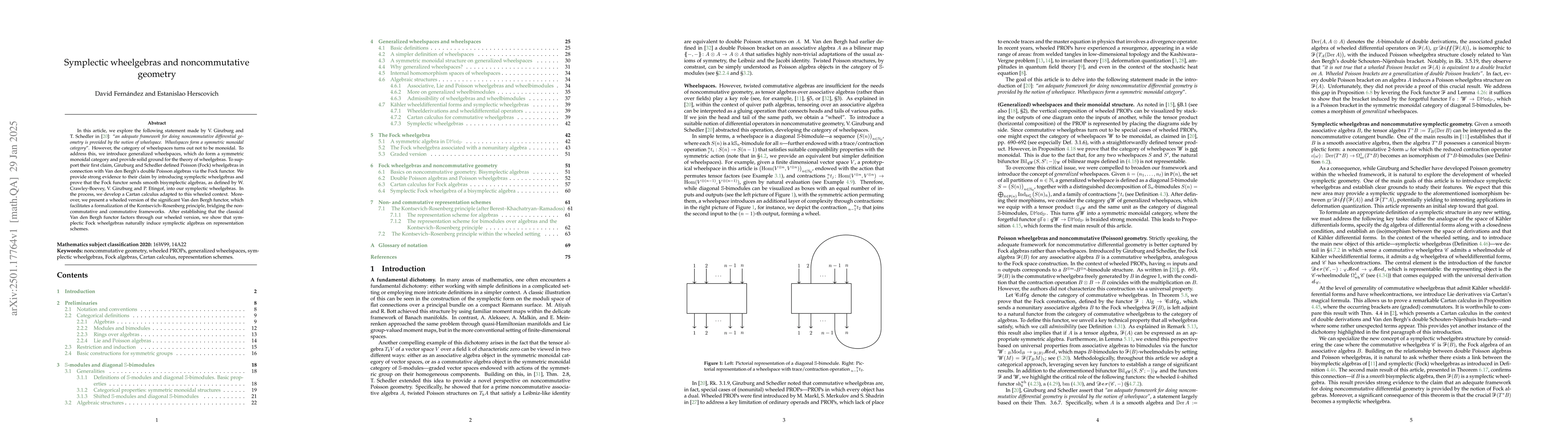 Thumbnail for Symplectic wheelgebras and noncommutative geometry