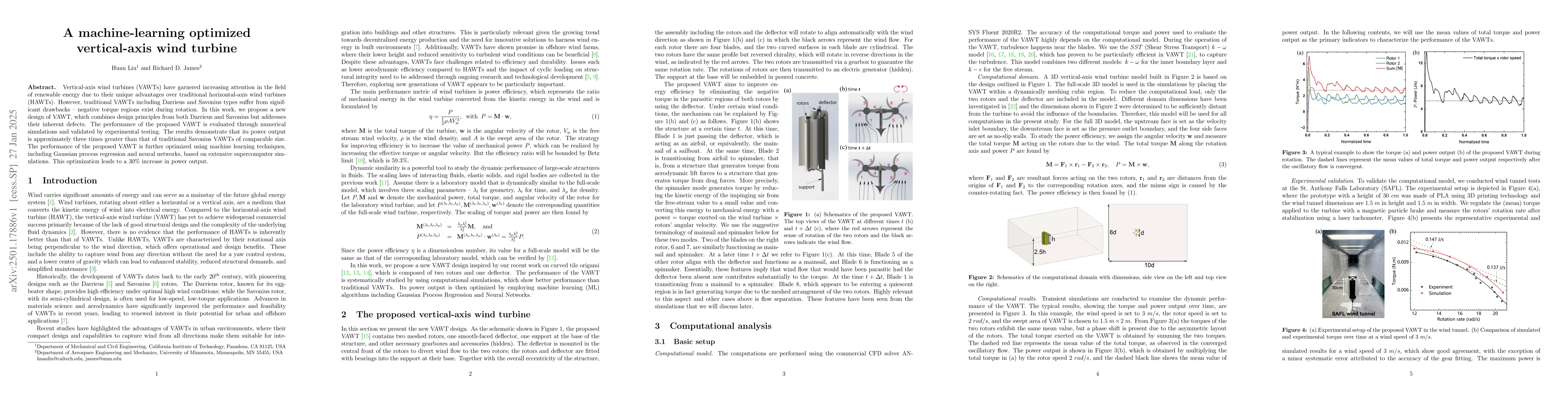 Thumbnail for A machine-learning optimized vertical-axis wind turbine