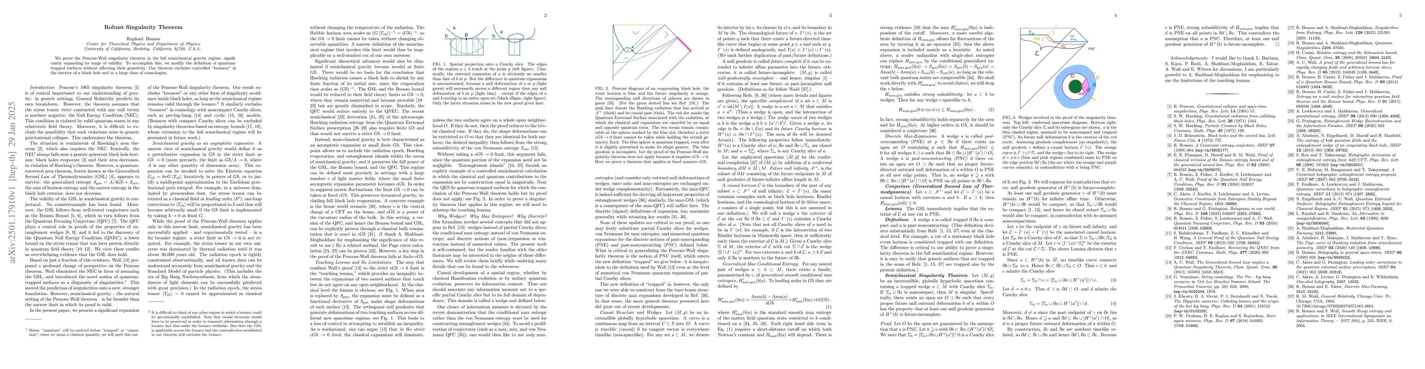 Thumbnail for Robust Singularity Theorem