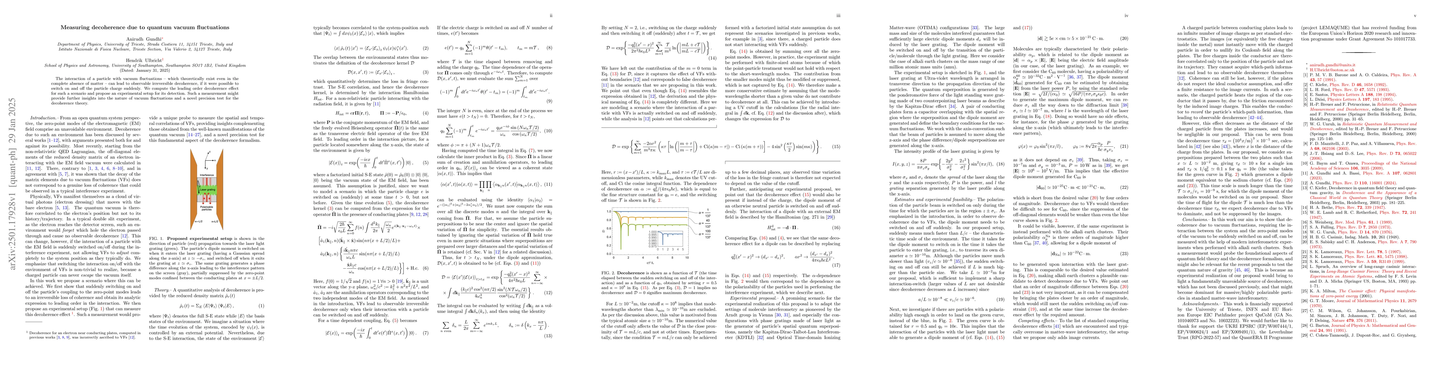 Thumbnail for Measuring decoherence due to quantum vacuum fluctuations