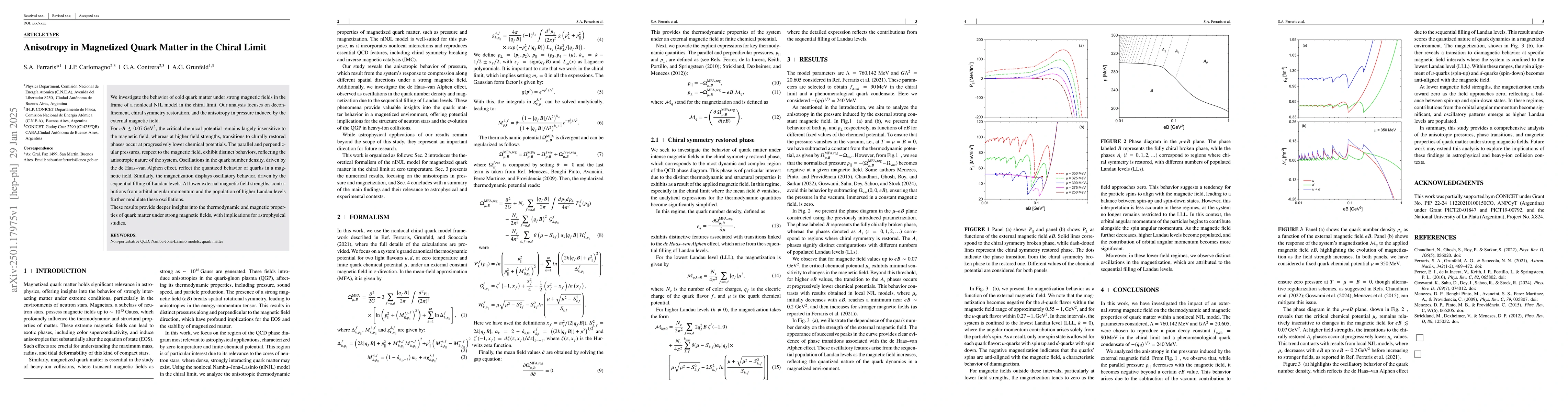 Thumbnail for Anisotropy in Magnetized Quark Matter in the Chiral Limit