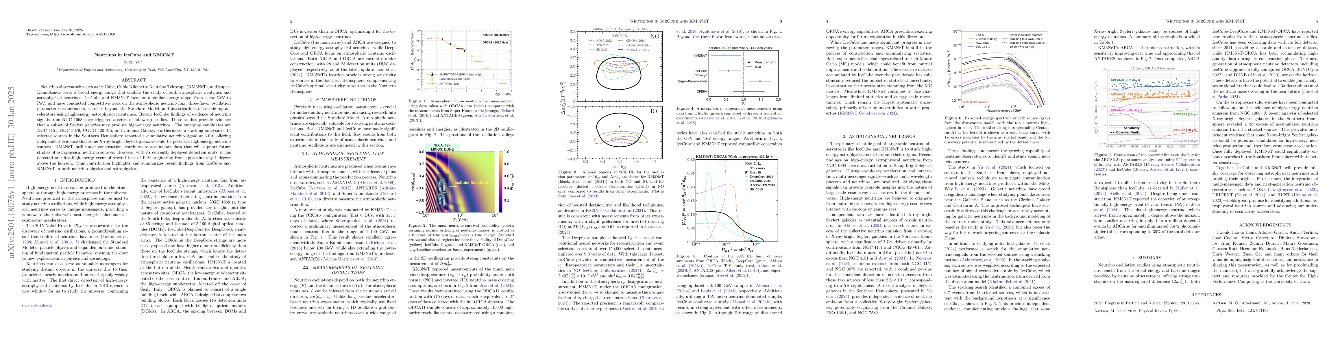 Thumbnail for Neutrinos in IceCube and KM3NeT