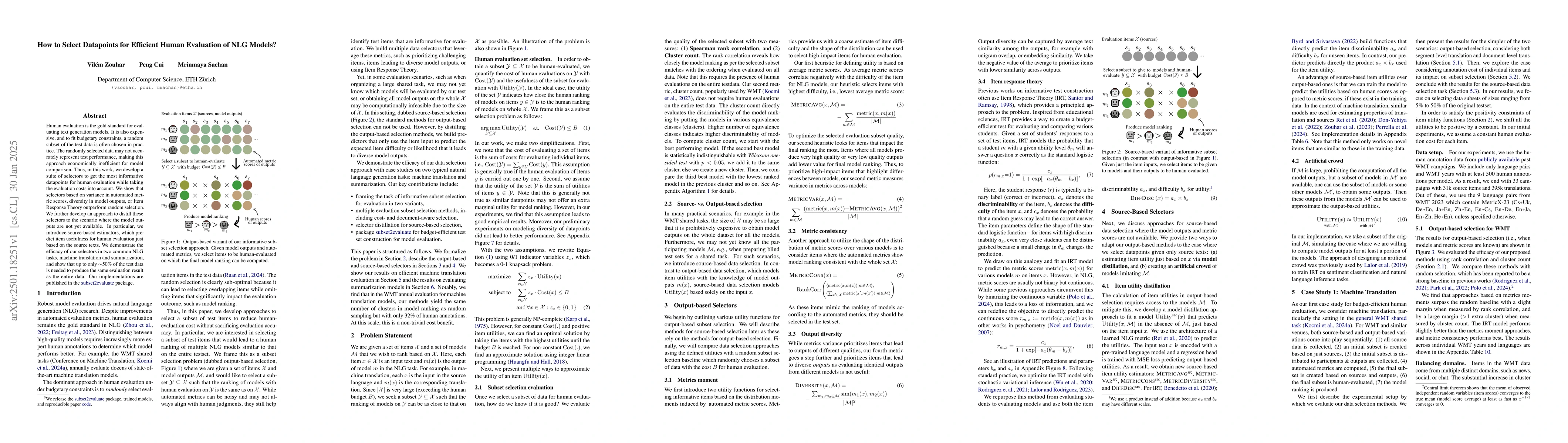 Thumbnail for How to Select Datapoints for Efficient Human Evaluation of NLG Models?